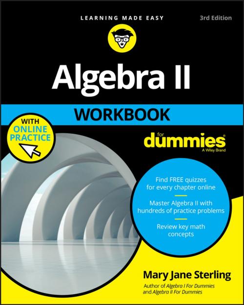 Cover of the book Algebra II Workbook For Dummies by Mary Jane Sterling, Wiley