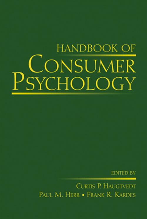 Cover of the book Handbook of Consumer Psychology by , Taylor and Francis