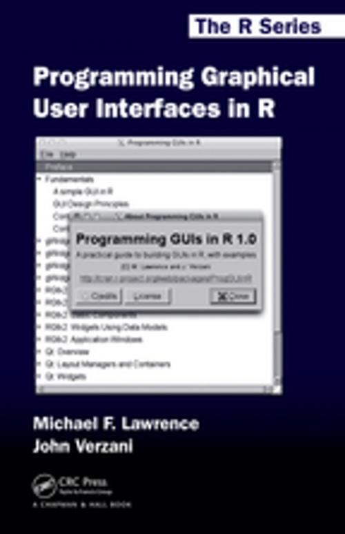 Cover of the book Programming Graphical User Interfaces in R by Michael Lawrence, John Verzani, CRC Press
