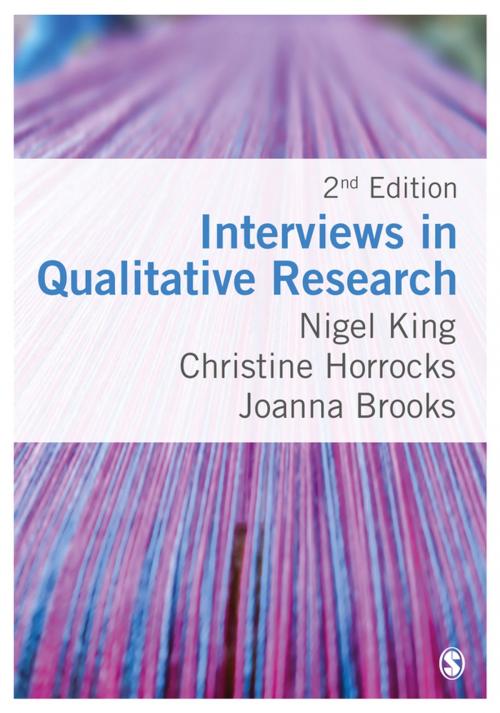 Cover of the book Interviews in Qualitative Research by Professor Nigel King, Christine Horrocks, Dr. Joanna Brooks, SAGE Publications