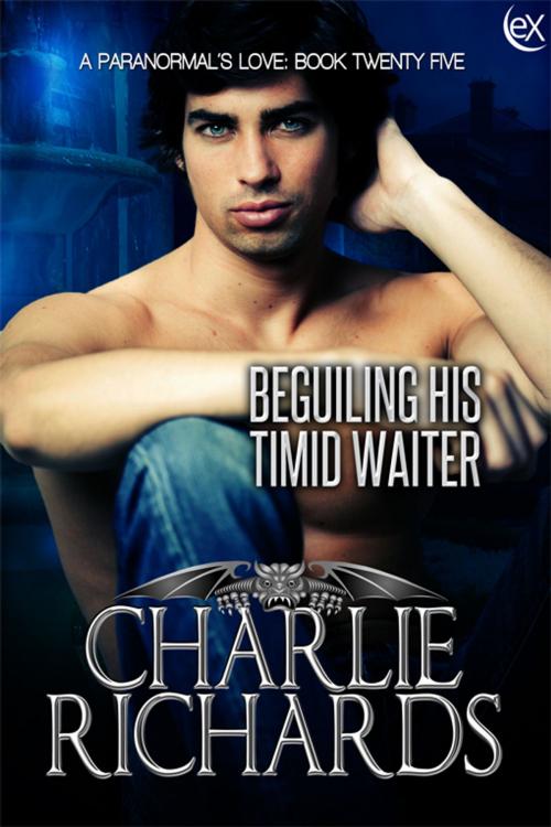 Cover of the book Beguiling his Timid Waiter by Charlie Richards, eXtasy Books Inc