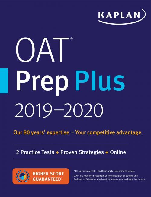 Cover of the book OAT Prep Plus 2019-2020 by Kaplan Test Prep, Kaplan Publishing