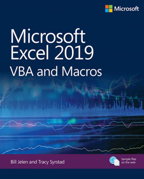 Cover of the book Microsoft Excel 2019 VBA and Macros by Bill Jelen, Tracy Syrstad, Pearson Education
