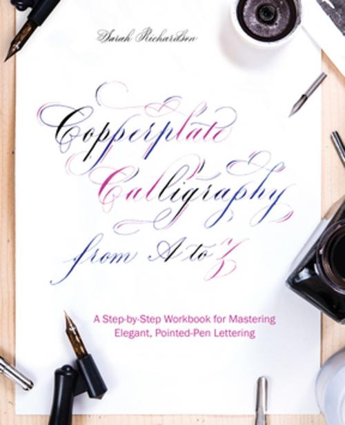 Cover of the book Copperplate Calligraphy from A to Z by Sarah Richardson, Ulysses Press