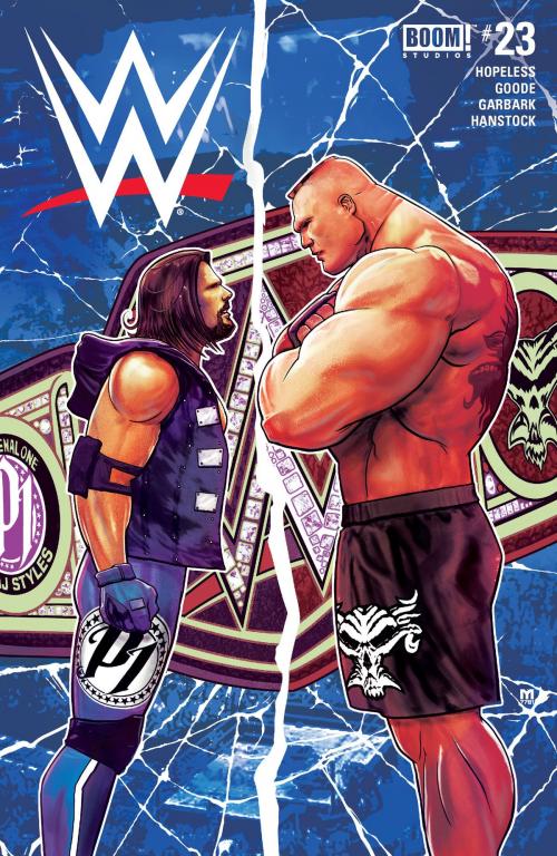 Cover of the book WWE #23 by Dennis Hopeless, Bill Hanstock, Doug Garbark, BOOM! Studios