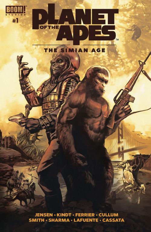Cover of the book Planet of the Apes: The Simian Age #1 by Matt Kindt, Jeff Jensen, Ryan Ferrier, Joana Lafuente, Gabriel Cassata, BOOM! Studios