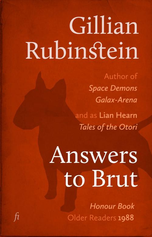 Cover of the book Answers to Brut by Gillian Rubinstein, Ligature