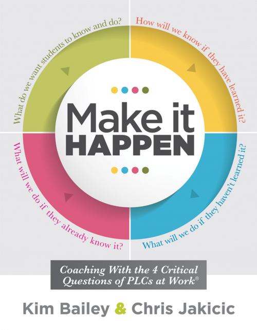 Cover of the book Make It Happen by Kim Bailey, Chris Jakicic, Solution Tree Press