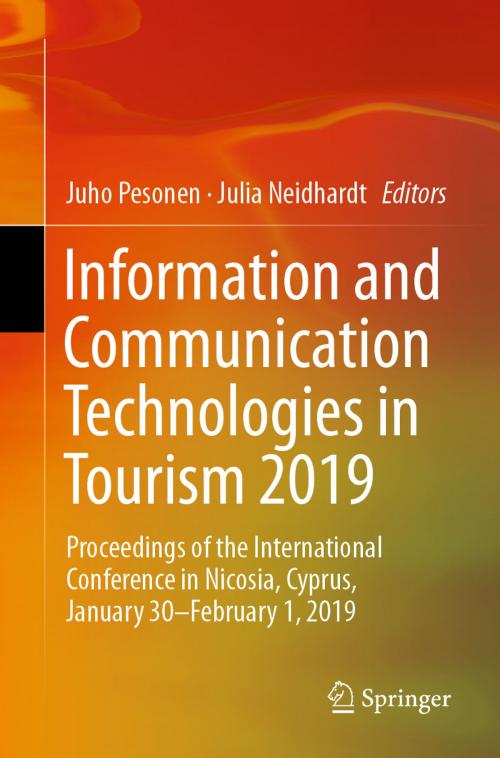 Cover of the book Information and Communication Technologies in Tourism 2019 by , Springer International Publishing