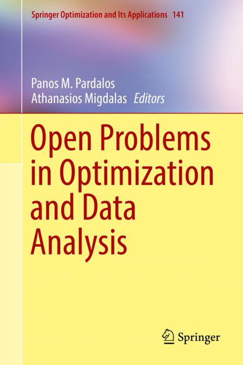 Cover of the book Open Problems in Optimization and Data Analysis by , Springer International Publishing