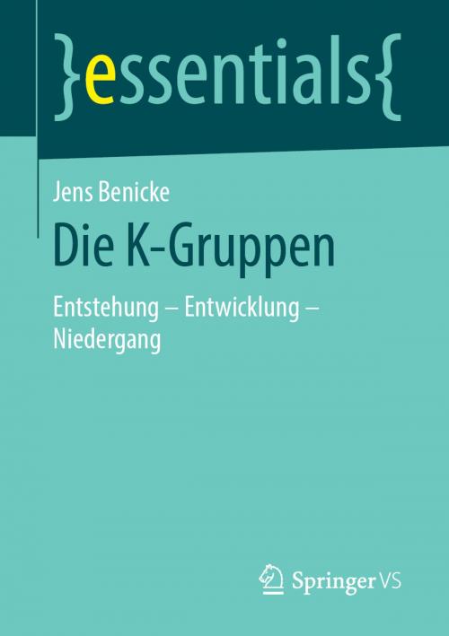 Cover of the book Die K-Gruppen by Jens Benicke, Springer Fachmedien Wiesbaden