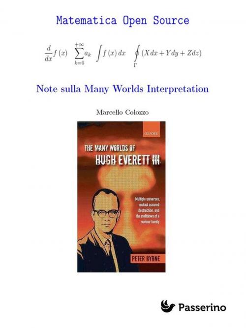 Cover of the book Note sulla Many Worlds Interpretation by Marcello Colozzo, Passerino