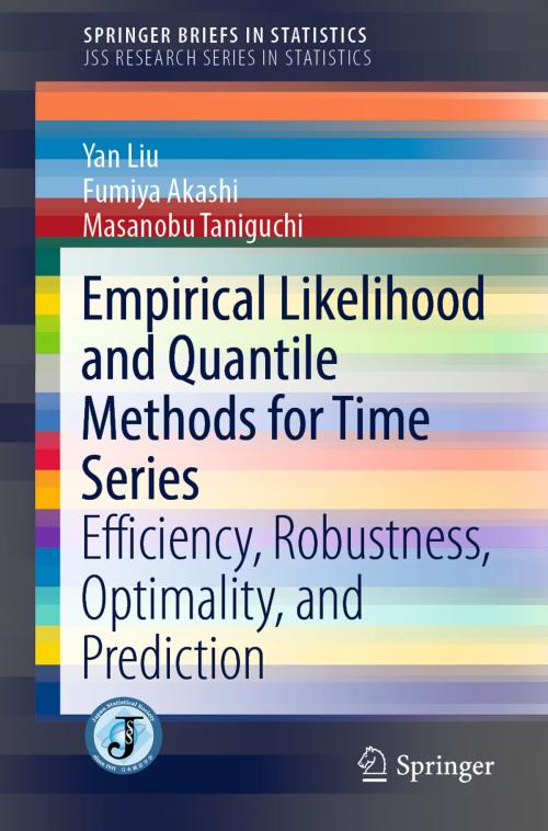 Cover of the book Empirical Likelihood and Quantile Methods for Time Series by Yan Liu, Fumiya Akashi, Masanobu Taniguchi, Springer Singapore
