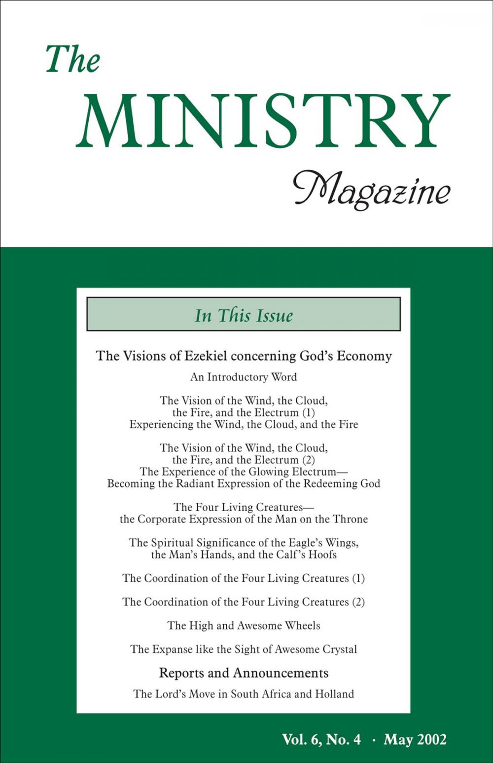 Big bigCover of The Ministry of the Word, Vol. 06, No. 04