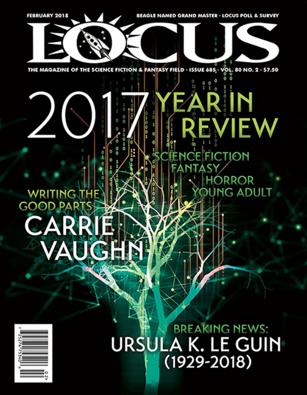 Big bigCover of Locus Magazine, Issue #685, February 2018