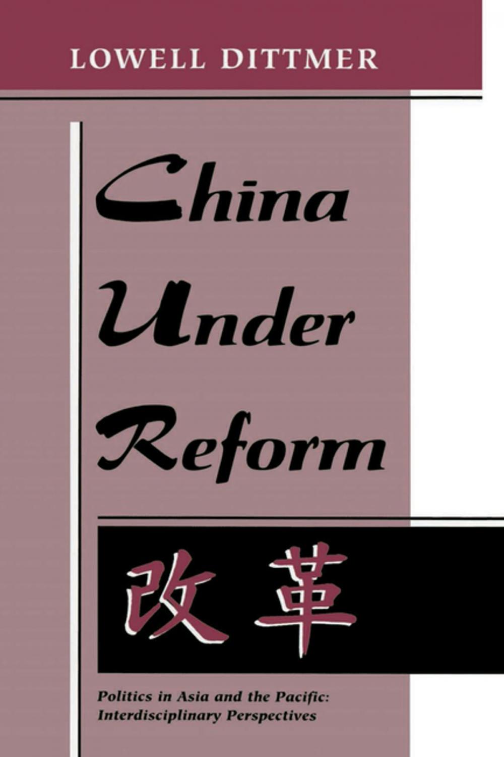 Big bigCover of China Under Reform