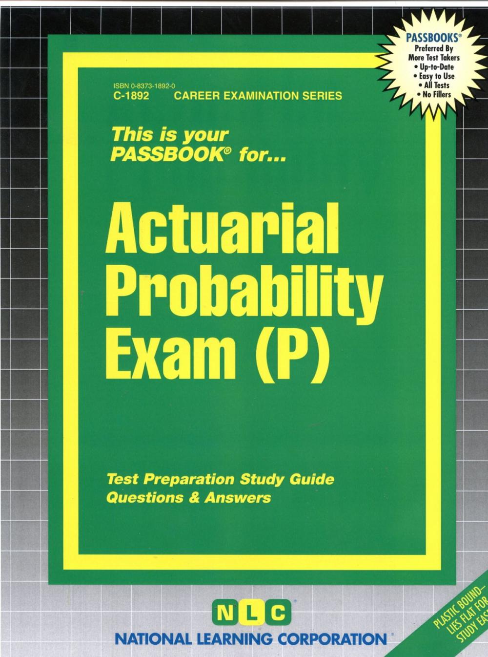 Big bigCover of Actuarial Probability Exam (P)