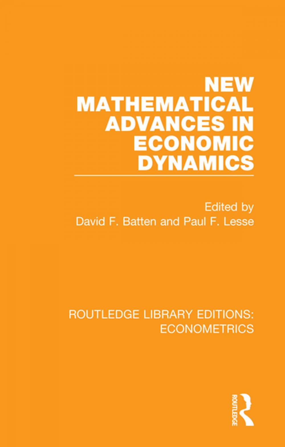 Big bigCover of New Mathematical Advances in Economic Dynamics