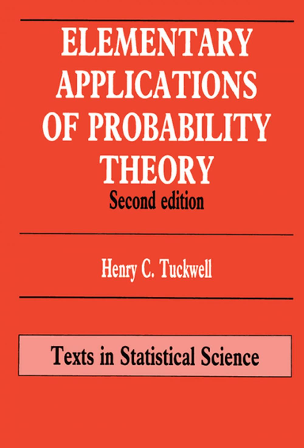 Big bigCover of Elementary Applications of Probability Theory