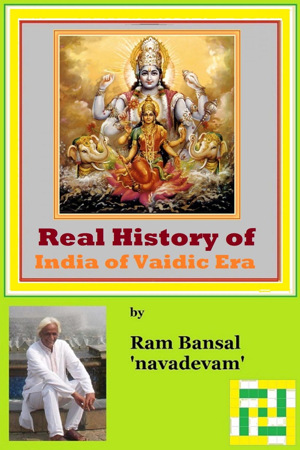 Big bigCover of Real History of India of Vaidic Era