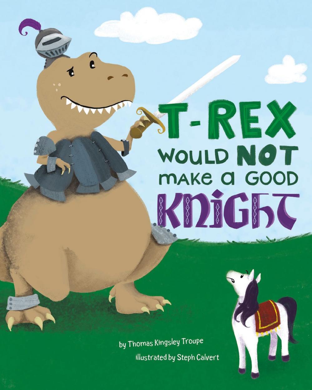 Big bigCover of T-Rex Would NOT Make a Good Knight