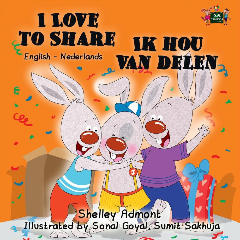 Big bigCover of I Love to Share Ik hou van delen (English Dutch Kids Book)