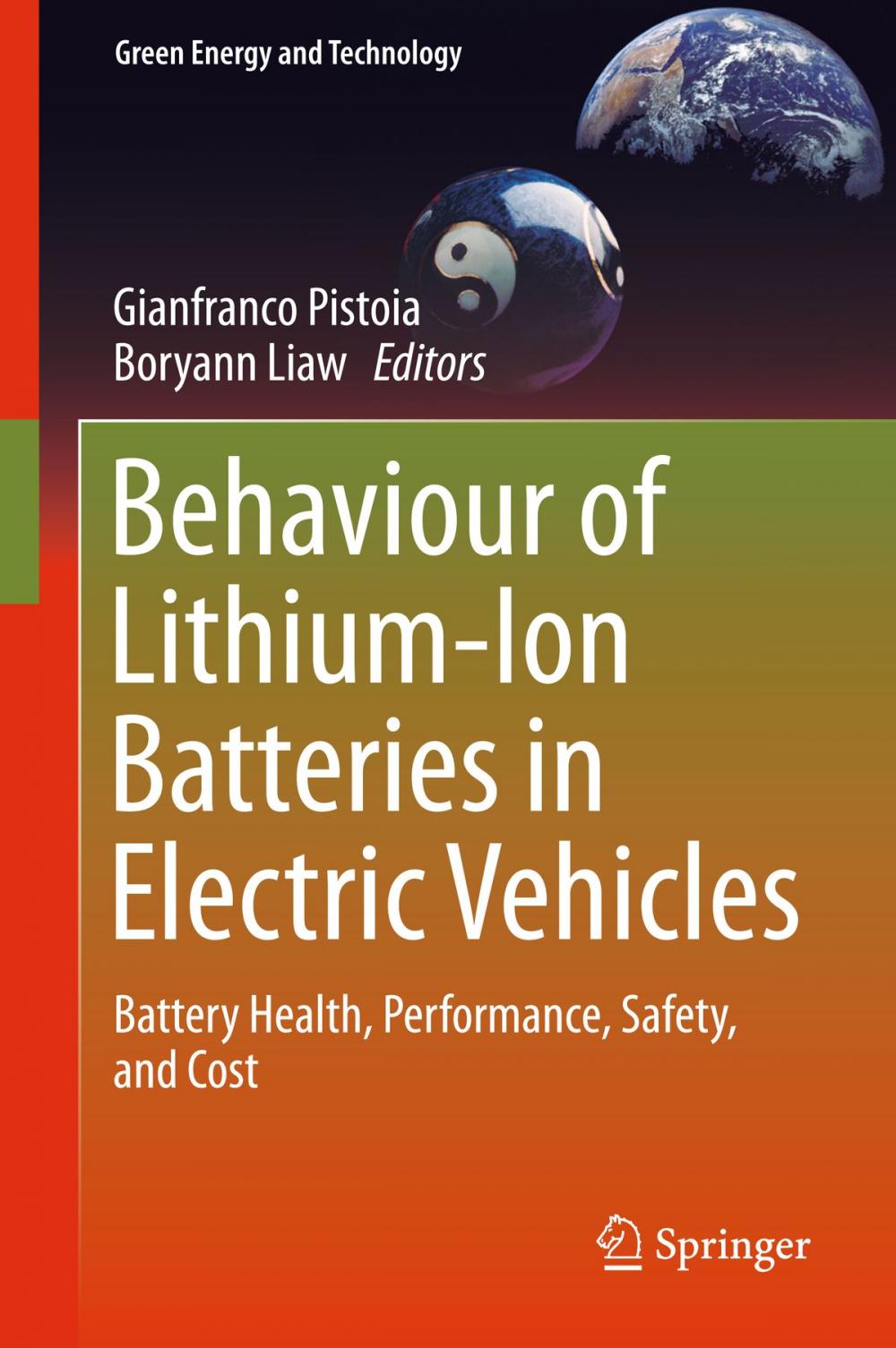 Big bigCover of Behaviour of Lithium-Ion Batteries in Electric Vehicles