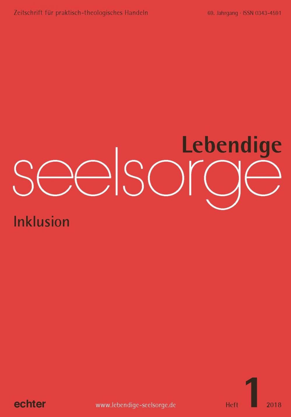 Big bigCover of Lebendige Seelsorge 1/2018