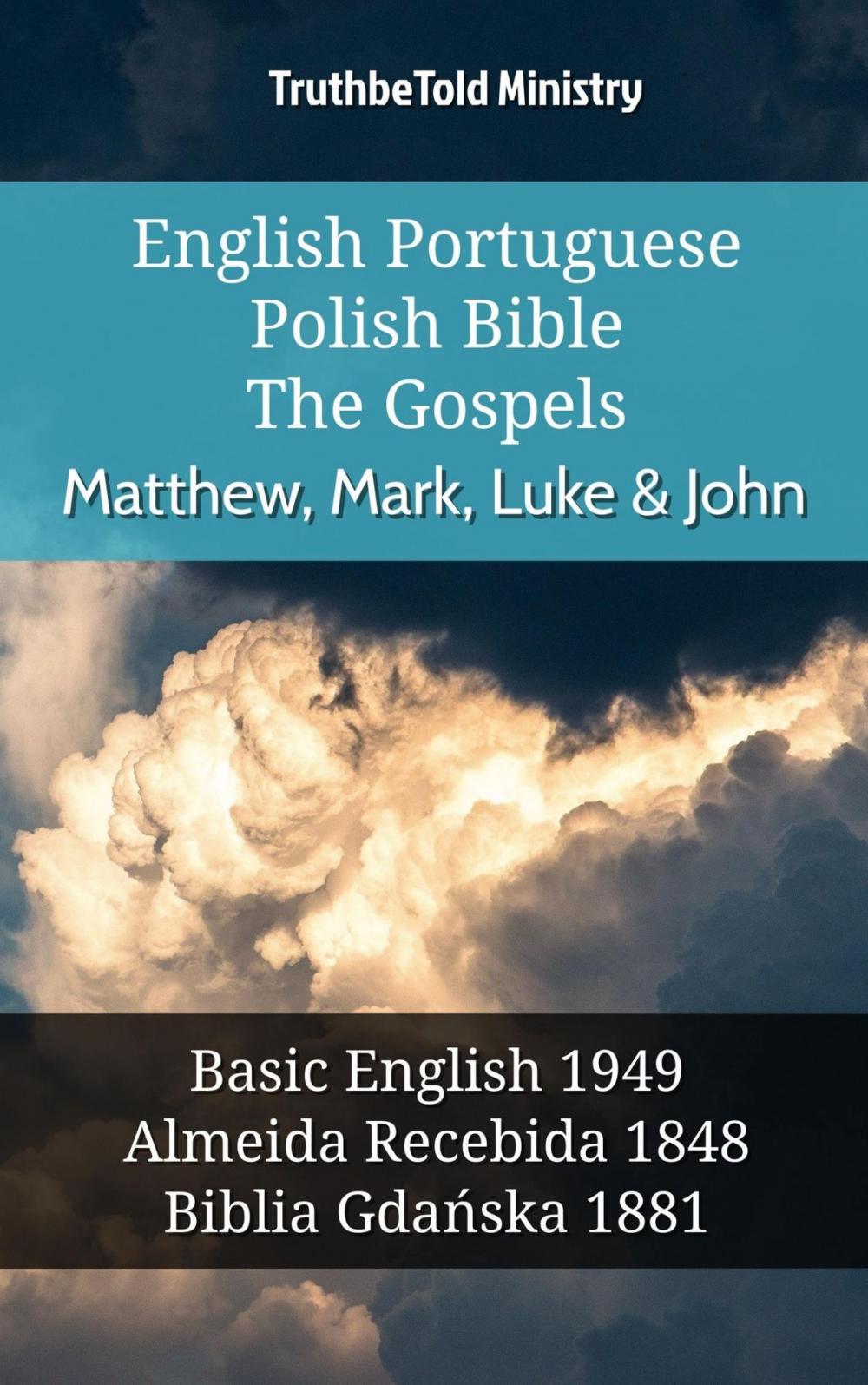 Big bigCover of English Portuguese Polish Bible - The Gospels - Matthew, Mark, Luke & John