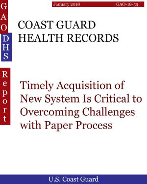 Cover of COAST GUARD HEALTH RECORDS
