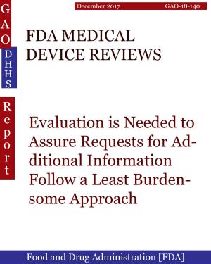 Cover of the book FDA MEDICAL DEVICE REVIEWS by Hugues Dumont