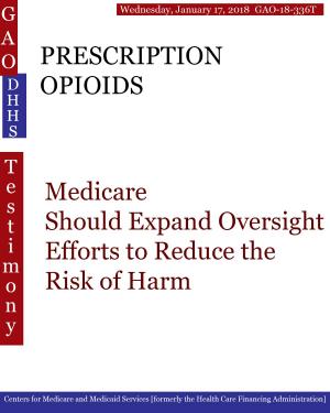 bigCover of the book PRESCRIPTION OPIOIDS by 