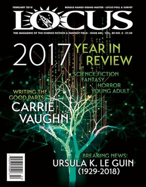 Cover of Locus Magazine, Issue #685, February 2018