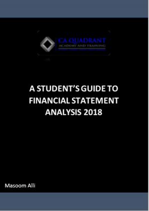 Book cover of A Student's Guide to Financial Statement Analysis