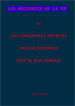 bigCover of the book Les nécessités de la vie et les conséquences des rêves by 