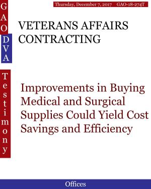 Cover of the book VETERANS AFFAIRS CONTRACTING by Hugues Dumont
