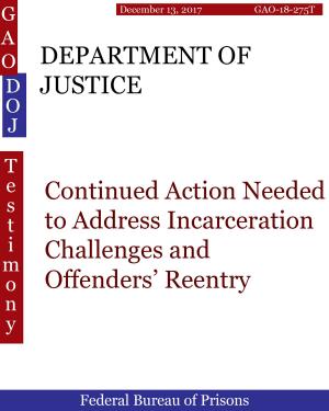 Cover of DEPARTMENT OF JUSTICE
