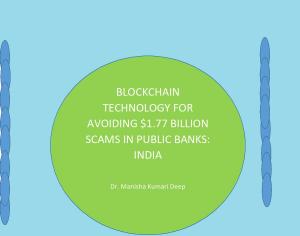 Cover of the book Blockchain Technology for Avoiding $1.77 Billion Scams in Public Banks by David Roy