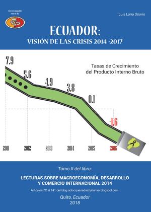 Book cover of ECUADOR VISIÓN DE LAS CRISIS 2014-2017