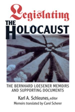 Cover of the book Legislating The Holocaust by John Davis