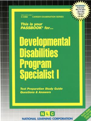Cover of the book Developmental Disabilities Program Specialist I by Nadja Graßmeier
