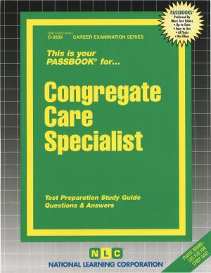 Book cover of Congregate Care Specialist