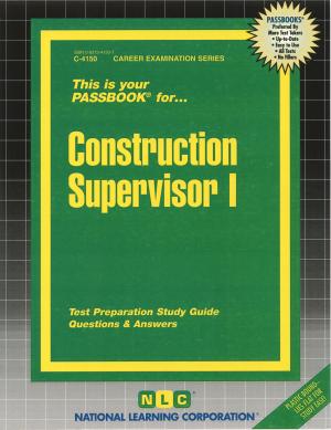 bigCover of the book Construction Supervisor I by 