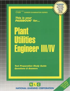 Book cover of Plant Utilities Engineer III/IV
