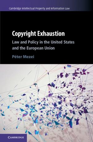 Cover of the book Copyright Exhaustion by Daniel Williams, Anne C. Pickering, William Steenson, Louise Floyd, Amanda Coulthard