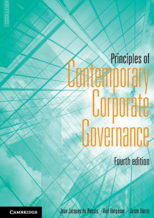 Cover of the book Principles of Contemporary Corporate Governance by Enrique Rodríguez-Alegría