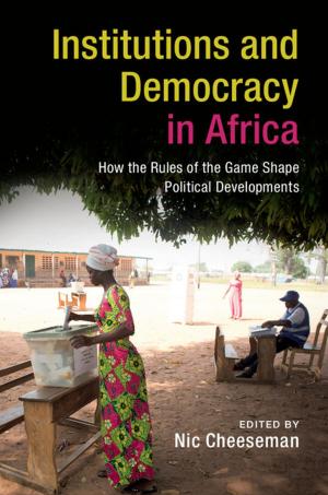 Cover of the book Institutions and Democracy in Africa by Professor Alexander Regier
