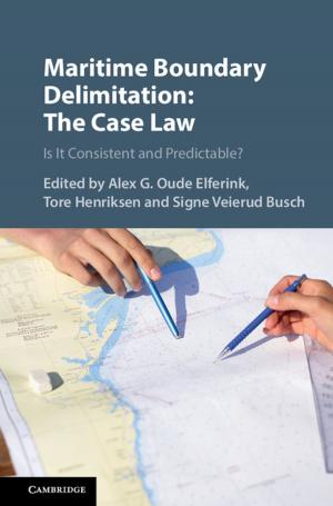 Cover of the book Maritime Boundary Delimitation: The Case Law by Otto D. L. Strack