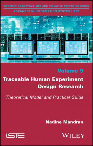 Cover of the book Traceable Human Experiment Design Research by Marcello Minenna, Giovanna Maria Boi, Paolo Verzella