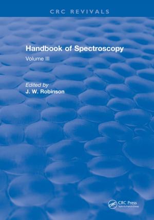 Cover of the book Handbook of Spectroscopy by Jean A. Morisset, Travis E. Solomon